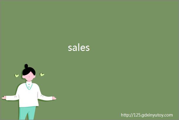 sales