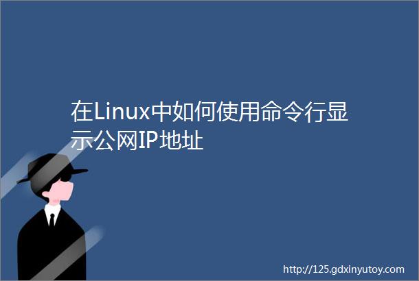 在Linux中如何使用命令行显示公网IP地址